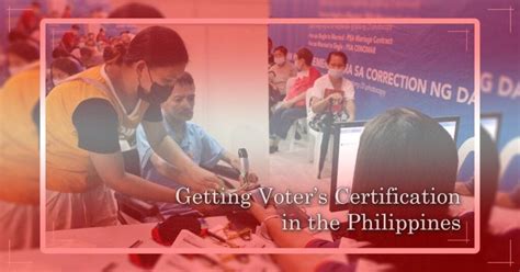 Guide to Getting Voter’s Certification in the Philippines.